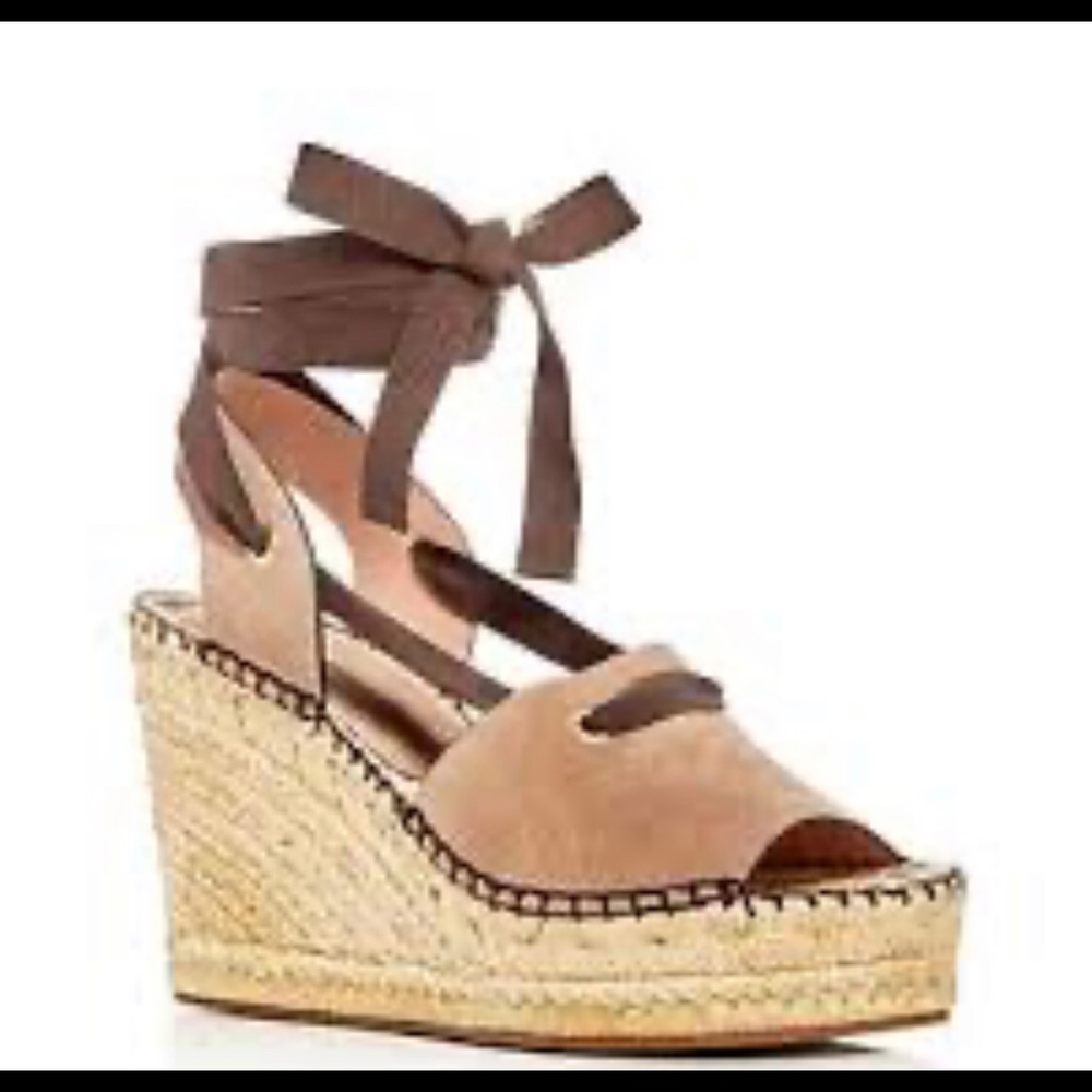 Bettye Muller Christina suede wedge sandal 39